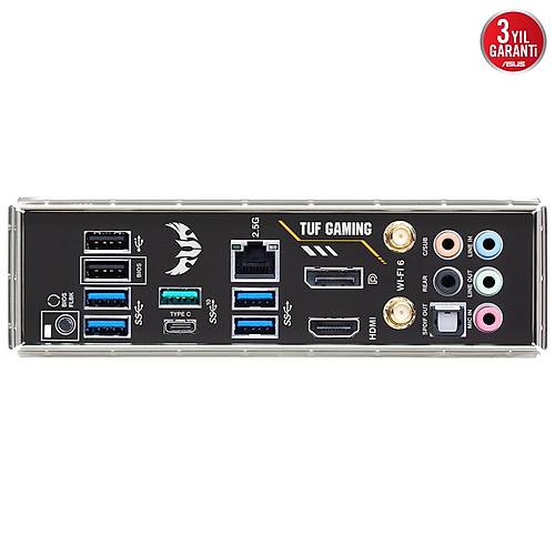 Asus TUF Gaming B550-PLUS WiFi II 4866mhz (OC) AM4 RGB M.2 ATX Anakart