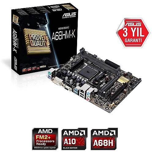 ASUS A68HM-K AMD DDR3 SES+GLAN FM2+