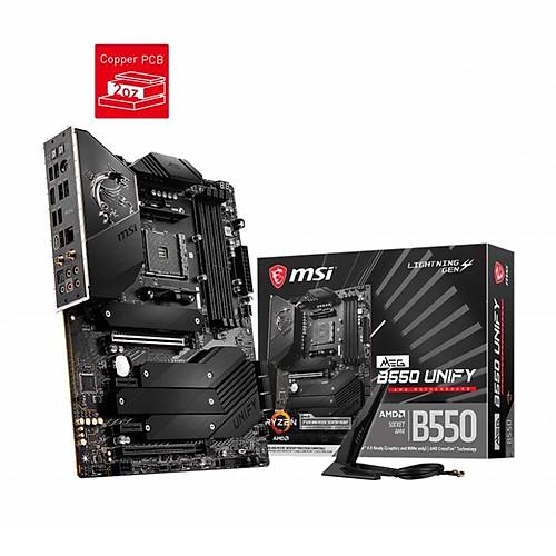 MSI MEG B550 UNIFY AM4 DDR4 5100(OC) HDMI ATX