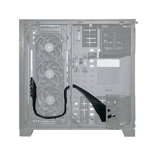 LIAN LI RISER KABLO SYAH PCI-e 4.0 900MM (G89.PW-PCIV-4-90X)