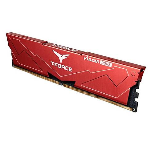 Team T-Force Vulcan Red 32GB(2X16GB) 5600Mhz DDR5 Gaming Ram CL32 (FLRD532G5600HC32DC01)
