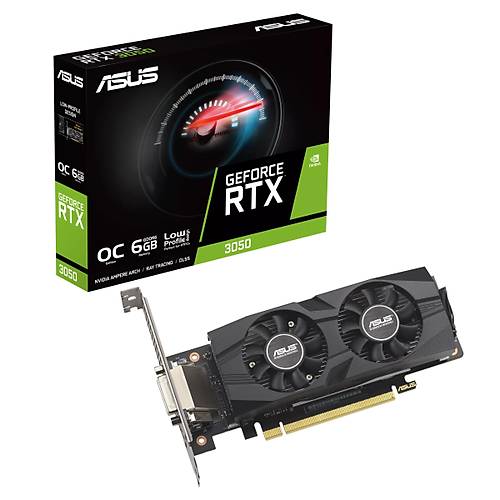 ASUS GEFORCE RTX3050-O6G-LP-BRK 1807MHz OC 1xHDMI 3xDP EKRAN KARTI