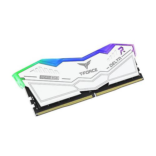 Team T-Force DELTA RGB White 32GB(2x16GB) 7800Mhz DDR5 CL38 Gaming Ram (FF4D532G7800HC38DDC01)