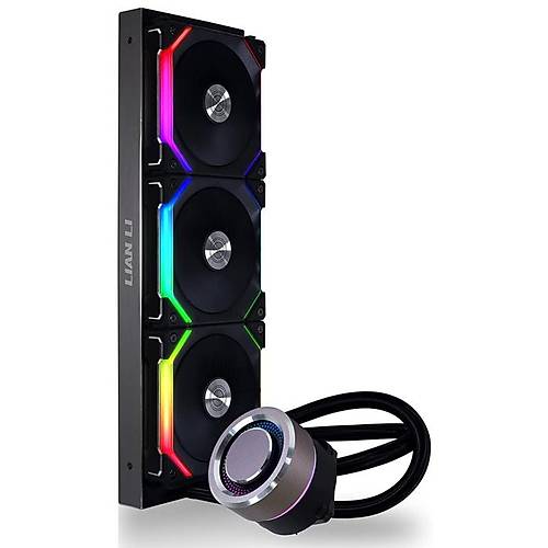 Lian Li Galahad AIO 360 UNI Fan SL Edition Black 360mm RGB Siyah lemci Sv Soutucu