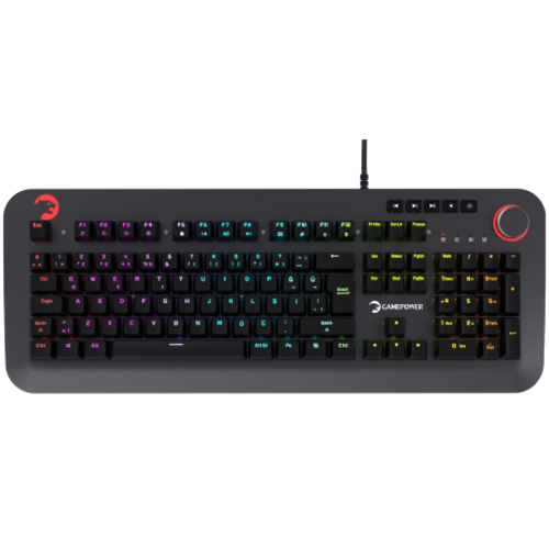 GamePower Starscream RGB Red Switch Trke Q USB Suya Dayankl Optik Mekanik Gaming Klavye