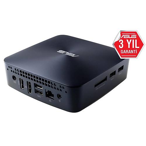ASUS MINIPC UN65H-M097M i5-6200U 4G 128GB SSD 2.5 DOS SYAH 3YIL HDMI-DP-Wifi-BT-VESA-CRD
