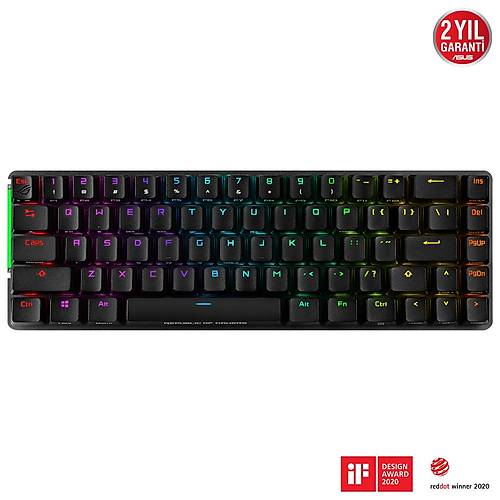 ASUS ROG FALCHION ROG WIRELESS AURA SYNC OYUNCU KLAVYES TRKE TU DZLM CHERRY MX SWITCH 400 SAATE KADAR PL MR