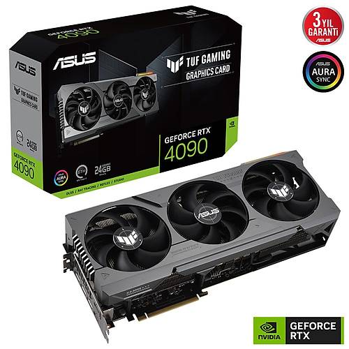Asus GeForce TUF Gaming RTX 4090 24GB GDDR6X 384Bit Nvidia Ekran Kartı (TUF-RTX4090-24G-GAMING)