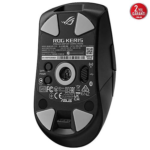 Asus Rog Keris Wireless Aimpoint Black 36.000 Dpi Oyuncu Mouse ROG-KERIS-AIMPOINT