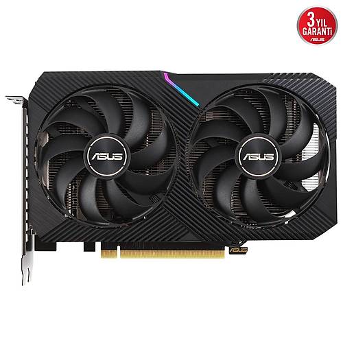 ASUS GeForce DUAL RTX 3060 Ti MIN OC 8GB GDDR6 256Bit DX12 Nvidia Ekran Kart (DUAL-RTX3060TI-O8G-MINI-V2)