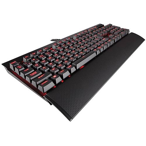 CORSAIR CH-9101020-TR K70 LUX KIRMIZI LED CHERRY MX RED TURKCE MEKANIK OYUNCU KLAVYESI