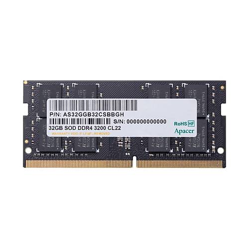 Apacer 32GB (1x32GB) 3200MHz CL22 DDR4 Notebook SODIMM RAM (ES.32G21.PSI)