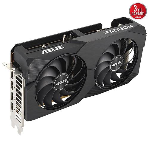 Asus Dual RX 7600 OC Edition 8GB GDDR6 128Bit AMD Radeon Ekran Kart DUAL-RX7600-O8G
