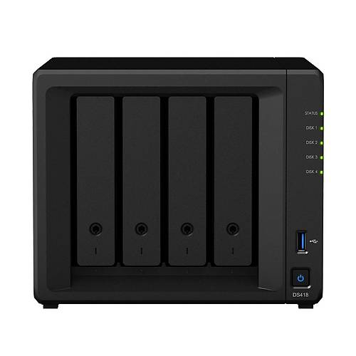 SYNOLOGY DS418 NAS 3.5x4YUVA 2LAN NAS DEPOLAMA