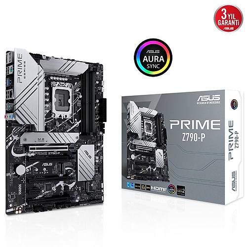 Asus Prime Z790-P 7200Mhz(OC) DDR5 ATX 1700p Anakart