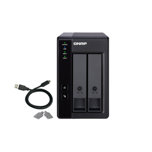 QNAP TR-002 2 YUVA DAS DEPOLAMA CHAZI(USB BALANTI)