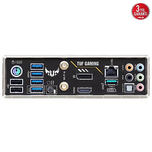 Asus Tuf Gaming B550M-PLUS WiFi II 4800mhz(OC) RGB M.2 AM4 mATX Anakart