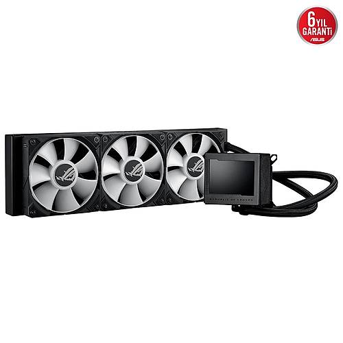 ASUS ROG RYUJIN III 360 ARGB OLED 3.5INC LCD AURA SYNC RGB 3X NOCTUA IPPC 2000 PWM 120MM*3 ADRESLENEBLR RGB FAN SIVI CPU SOUTUCU