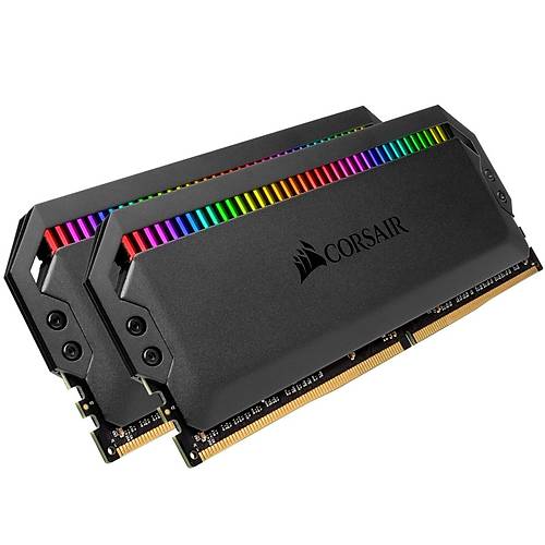 Corsair Cmt16Gx4M2Z3200C16 16Gb (2X8Gb) Ddr4 3200Mhz Cl16 Dominator Platinum Rgb Soutuculu Dimm Bellek Black