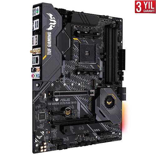 Asus TUF X570-PLUS Gaming WiFi 5100mhz (OC) RGB M.2 ATX AM4 Anakart