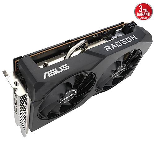 Asus Dual RX 7600 OC Edition V2 8GB GDDR6 128Bit AMD Radeon Ekran Kart DUAL-RX7600-O8G-V2