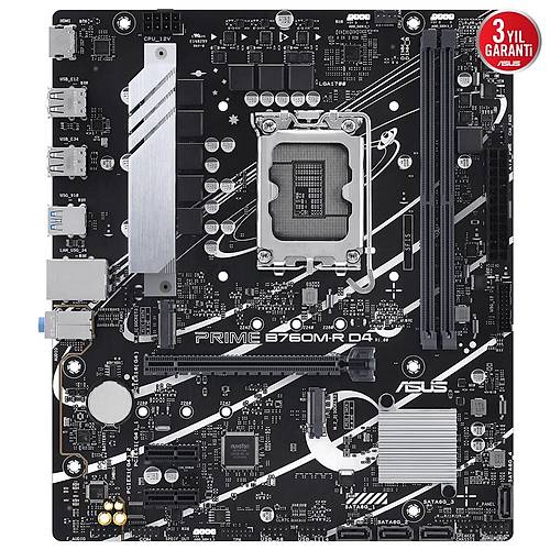 ASUS PRIME B760M-R D4 INTEL B760 SOKET 1700 DDR4