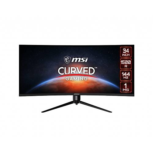 34 MSI OPTIX MAG342CQR 3440X1440 (WQHD) VA 100HZ 1MS 21:9 ADAPTIVE SYNC 1500R CURVED GAMING MONITOR