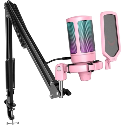 Fifine Ampligame A6T Twitch - Youtube - Tiktok RGB Yaync USB Mikrofon Seti