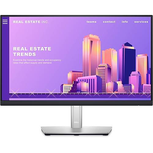 21.5 Dell P2222H Led 5 Ms Monitr Dp Hdmi Vga