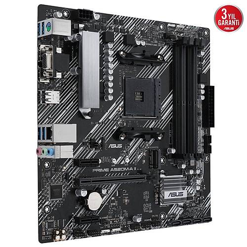 ASUS PRIME A520M-A II 4800MHz(OC) AM4 HDMI mATX