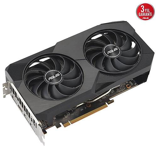 Asus Radeon Rx 7600 Dual Rx7600 O8G Oc Hdmi 3Xdp Rgb Ekran Karti