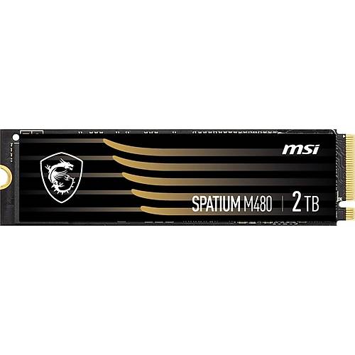 Msi Ssd Spatium M480 Pcie 4.0 Nvme M.2 2Tb Play R:7200 W:6000