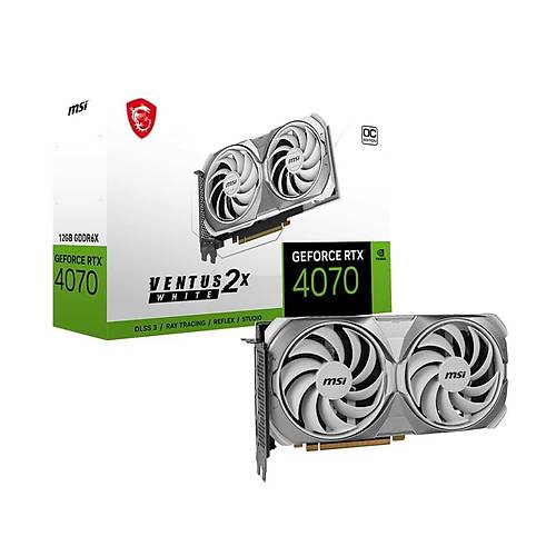 MSI GEFORCE RTX 4070 VENTUS 2X WHITE 12G OC