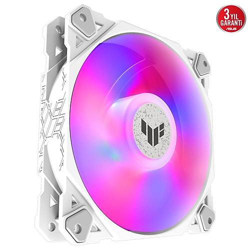 Asus TUF Gaming TF120 ARGB 3x120 mm Fan 3'l Beyaz Set