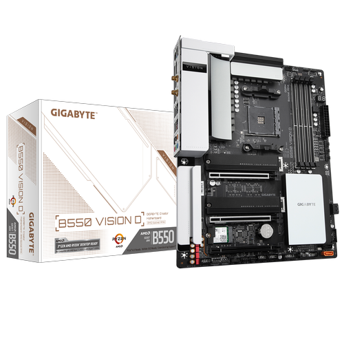 GIGABYTE B550 VISION D DDR4 5400(OC) HDMI AM4