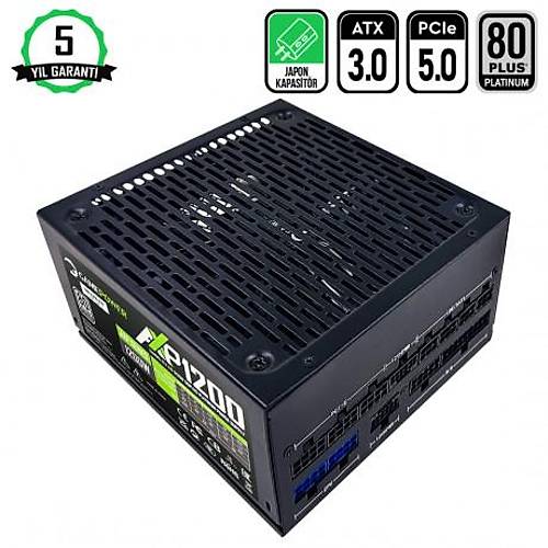 Gamepower AXP-1200 1200w 80+ Platinum ATX 3.0 PCI 5.0 Full Modler G Kayna 5 Yl Garanti