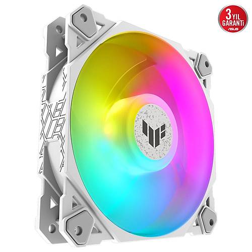 Asus TUF Gaming TF120 ARGB 3x120 mm Fan 3'l Beyaz Set