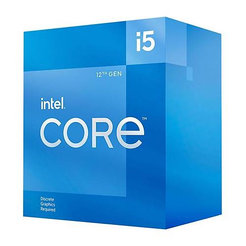 Intel Core i5 12400F 4.40Ghz 6 ekirdek 18MB 1700p 10nm lemci