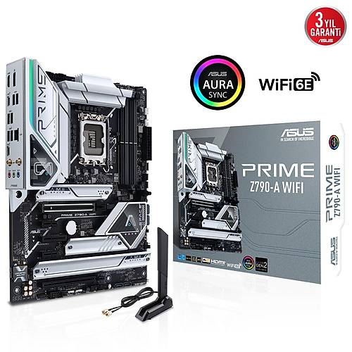 Asus Prime Z790-A WiFi 7200mhz(OC) M.2 1700p DDR5 ATX Anakart