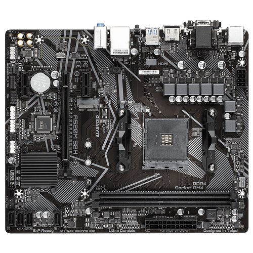 GIGABYTE GA-A520M-S2H DDR4 5100(OC) HDMI AM4