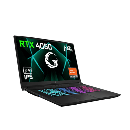 GG Slayer R5-4050 C2 AMD Ryzen 5 7535HS 32GB 1TB RTX4050 15.6'' Full HD IPS 144Hz FreeDOS Gaming Notebook + anta