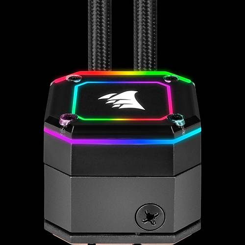 Corsair Cw-9060048-Ww cue H150 Elite Capellix 360 Mm Rgb Fanli Sivi slemci Sogutucu (ntel 1200 1150 1151 1155 1156 1366 2011 2066 / Amd Am4 Am