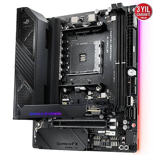 ASUS ROG CROSSHAIR VIII IMPACT X570 DDR4 4800(O.C)/2133Mhz mDTX AM4