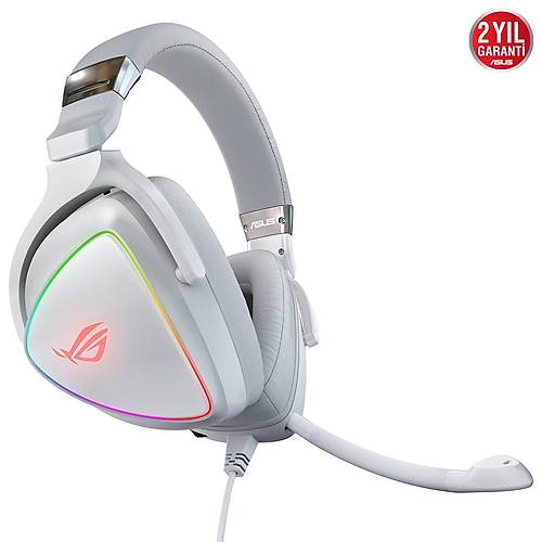 ASUS ROG DELTA WHITE 7.1 OYUNCU KULAKLII USB TYPE-C PC MAC MOBL PS4 NNTENDO SWTCH CHAZLAR UYUMLU