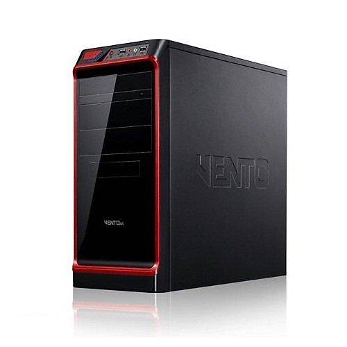 VENTO TA-KB2 ATX KASA SYAH/KIRMIZI 400W