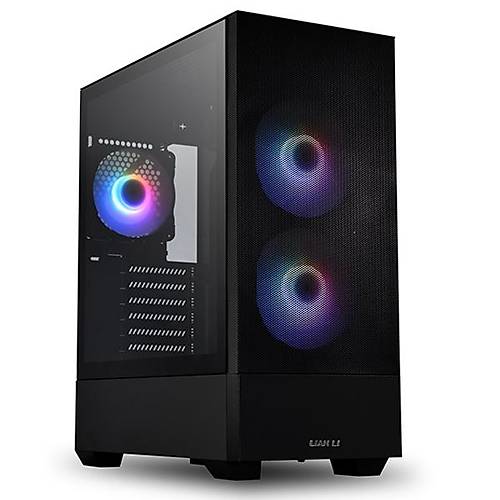 Lian Li Lancool 205 Mesh 2x140mm ARGB 1x120mm ARGB Fan Temperli Cam USB 3.0 Siyah ATX Gaming Kasa