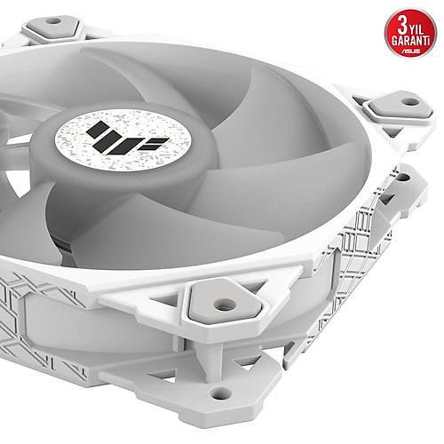 Asus TUF Gaming TF120 ARGB 3x120 mm Fan 3'lü Beyaz Set