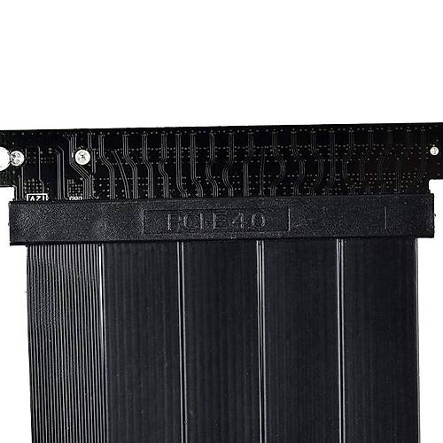 Lian Li O11DMINI-1W-4 PCIe Gen4 x16 Riser Kablolu Beyaz Dikey Ekran Kartý Tutucu Kiti (O11D MINI ile Uyumlu)