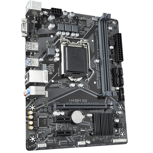 GIGABYTE H410M-S2 DDR4 2933/2133Mhz mATX DVI HDMI 1200p