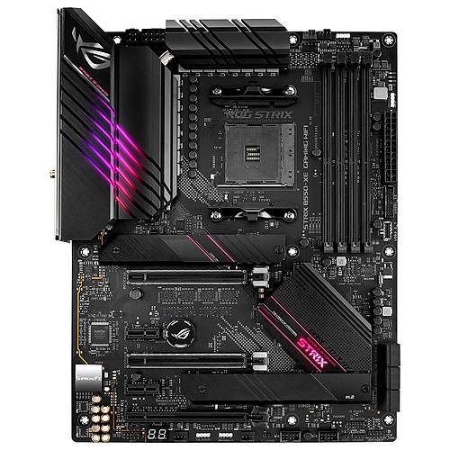 Asus Rog Strix B550-Xe Gaming Wifi Amd B550 Am4 Ddr4 5100 Dp Hdmi ift M2 Usb3.2 Ax Wifi Bt Argb 2.5Gbit Lan Atx Pcie 4.0 128GbA Kadar Ram Destei Ai Ses Engelleyici Mic. Destei